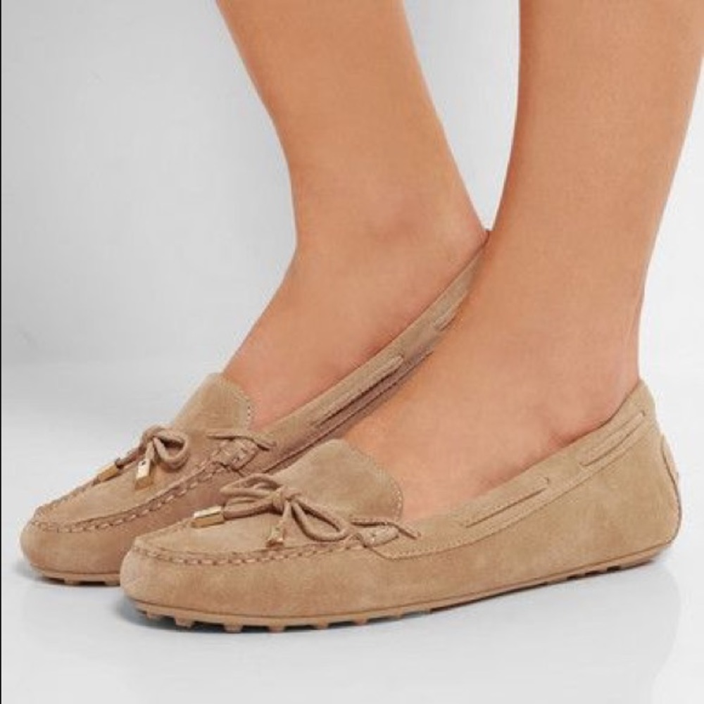 { daisy suede moccasins }